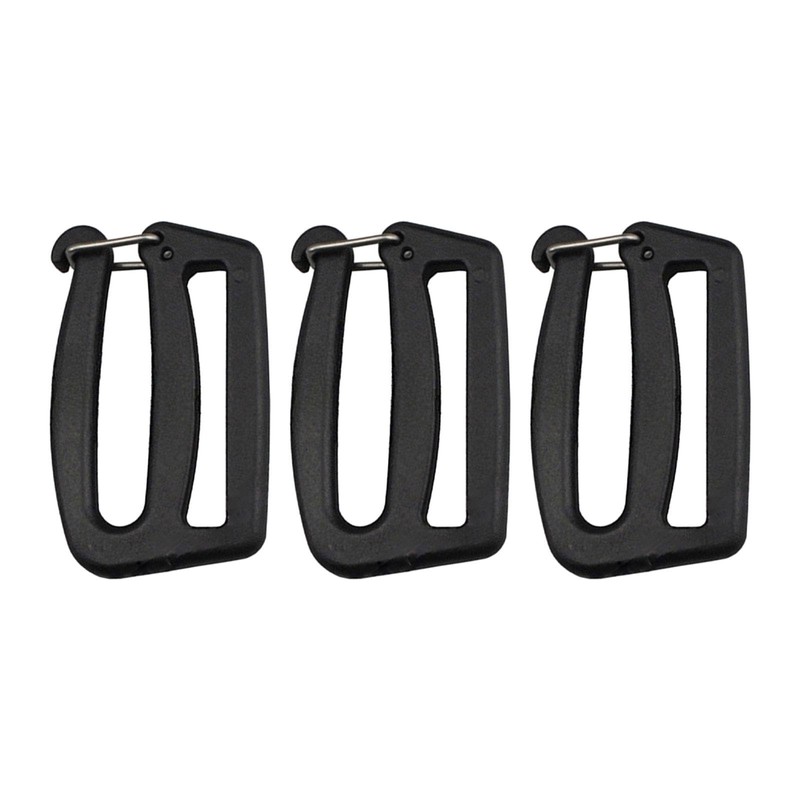 Baoblaze 5pcs Adjustable Buckles Webbing, Plastic Buckle for Webbing, Buckle