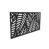 3'x6' Sanibel Decorative Screen, Black