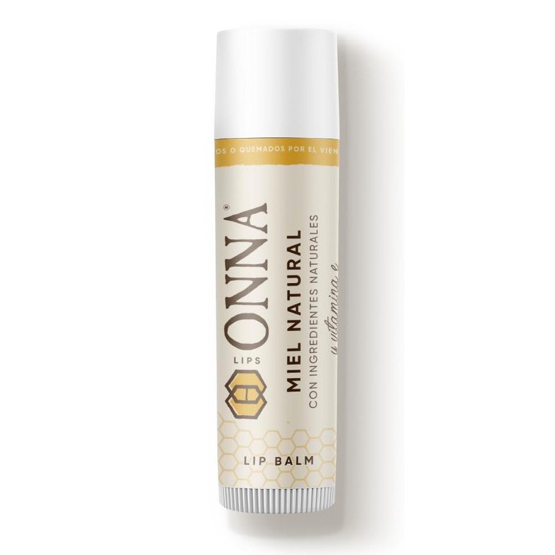 Onna Bálsamo Para Labios Miel Natural FPS 15, 4g 6pack
