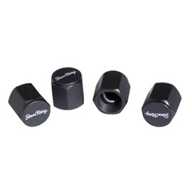 Simoni Racing Valve Caps Arcade – Black – Pack of 4