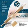 REMOS Acupressure & Meridian Pen - Brass - 10 cm