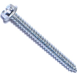 Hard-to-Find Fastener 014973265618 Slotted Hex Washer Sheet Metal Screws, 8 x 1-3/4, Piece-100