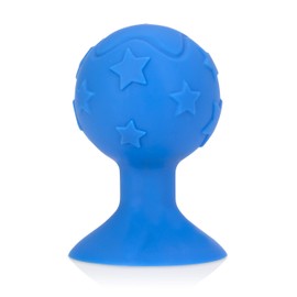 Nuby Silly Rattle Ball Interactive Suction Toys, 2 Piece, Blue/Yellow