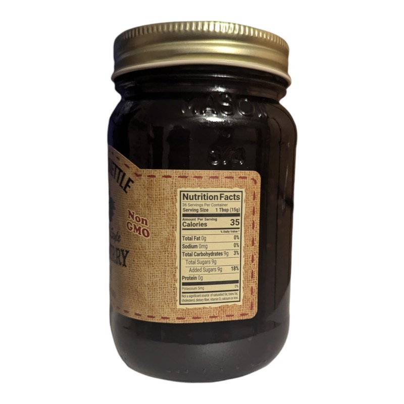 The Dutch Kettle Amish Homemade Black Raspberry Jam - One