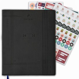 2024-2025 Weekly Appointment Book & Planner by STRIVE ZEN, 7" x 9", 15 Minutes Blocks, Hourly Planning, 18 Months, Academic, Professional, July 24- December 25
