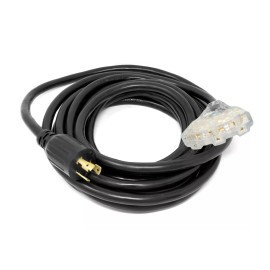 WEN PC2513 25 ft. 30-Amp 10-Gauge SJTW Fan-Style 10/3 Generator Extension Cord