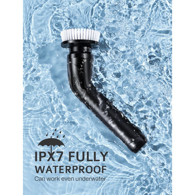 PureSwirlz 4 Pack Replacement Brush Heads for PureSwirlz Bathroom Cleaning