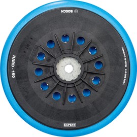 Bosch Professional 1x Expert Multihole Backing Pad for Bosch (Version Hard, Ø 150 mm, Accessories Random Orbital Sander)