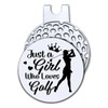 Hafhue Just A Girl Who Loves Golf Golf Ball Marker