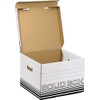 Esselte Leitz Archiv Container M with Hinged Lid Corrugated Cardboard