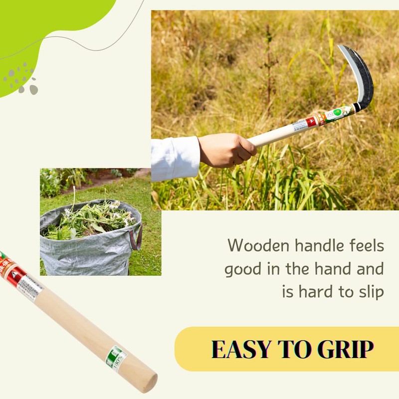 nascom Japanese Weeding Sickle (Thin Blade) High Grade Steel Blade