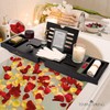 Temple Spring Wooden Bathtub Tray, Bamboo Bathroom Accessories, Bath Tray