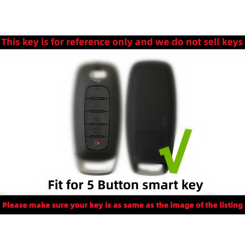 REPROTECTING Silicone Rubber Key Fob Cover Compatible with Nissan Pathfinder