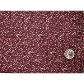 CONCORD 1/2 YD VINTAGE COLONIAL FLORAL ANTIQUE QUILT DOLL # 7774 Made in USA