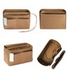 ZTUJO Purse Organizer Insert, Felt Bag Organizer with Metal Zipper,
