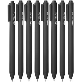 Mr. Pen- Retractable Gel Pens, 8 Pack, Black Ink Gel Pens, Fine Point 0.5mm, Retractable Pens