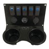 PBR Products Compatible with Honda Pioneer 1000 Cup holder COMPLETE w/voltmeter USB 5 switches BLUE