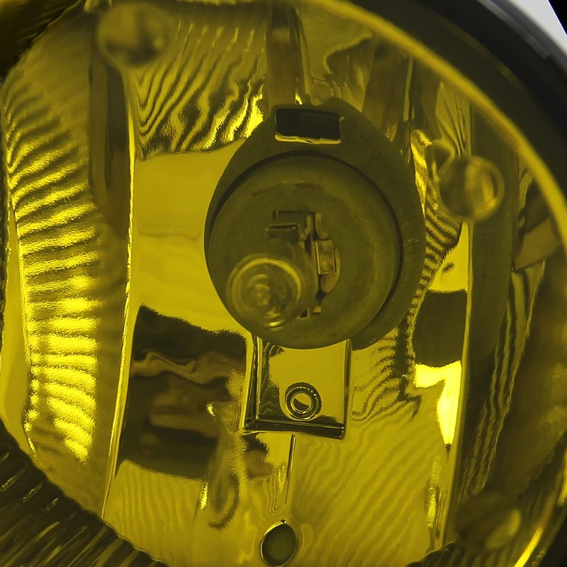 Spec-D Tuning Yellow Lens Fog Lights +H3 Bulbs+Switch Included Compatible