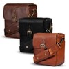 MegaGear Leather Camera Messenger Bag for Mirrorless, Instant & DSLR