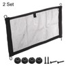 sourcing map 2pcs 2-Layer Small Cargo Net 17.7" x 9.8"