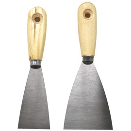 fiXte Wallpaper Paint Scraper Tool Set Flexible DIY Paint Removal Filling Cracks Drywall Putty Joints 2" and 3" Included