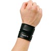 ZAMST Filmista Wrist 374003 Thin Wrist Supporter, Black, L Size