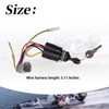 XYgdhqpt 129572 Ignition Switch with Key Compatible with Tracker Boats,Ignition