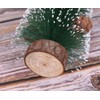 Mini Green Christmas Tree, Artificial Small Pine Tree, Snow Tree