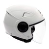 MMG Helmets Open Face Pilot Style Integrated Flip Up Visor