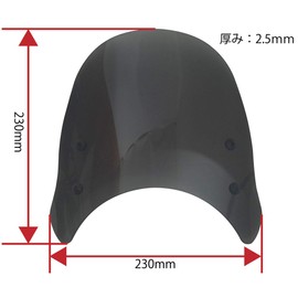 Worldwalk CT125 Hunter Cub Meter Visor Clear ws-34c