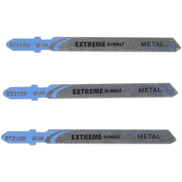 Dewalt DT2150-QZ Jigsaw Blade Bimetal/metal, up to 3mm (3 piece)