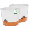 GARDIFE 12 inch Plant Pots, planters,Self Watering Pots, 2 Pack