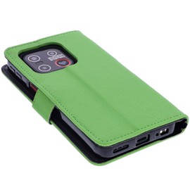 foto-kontor Case Compatible with Emporia Smart 6 Lite Book Style Green Protective Cover Book