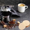 800 Count Espresso Coffee Filters, 53 mm Unbleached Round Coffee