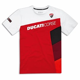 Ducati DC Sport T-Shirt 987705 (White/red, X-Large)