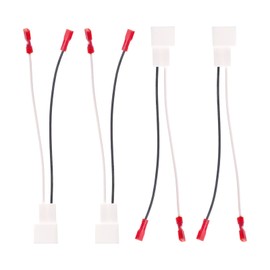 CBR 4 Pack 72-8104 Speaker Harness Replacement Compatible with Toyota Tacoma Tundra Camry Corolla 4 Runner Scion Pontiac Speaker Wiring Harness Adapter