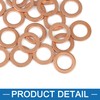 A ABSOPRO Pack of 20 Copper Washers Replacement 10 x