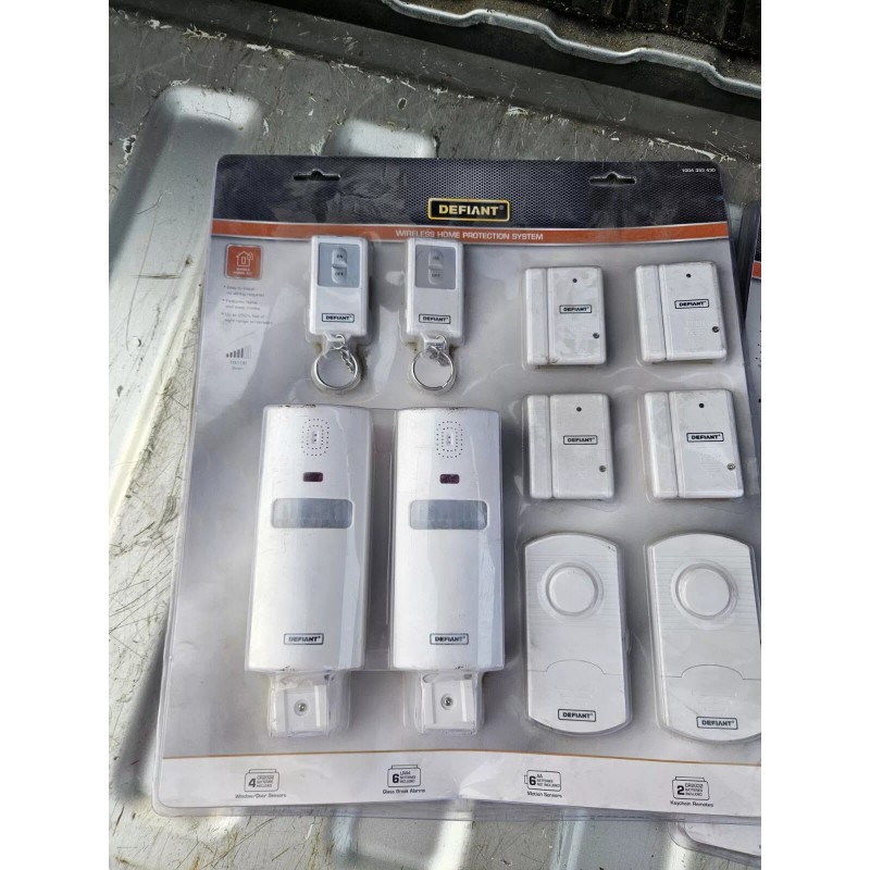Defiant Lot of 2 Defiant Wireless Home Security Protection System