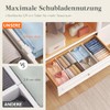 Lifewit Pack of 5 Drawer Dividers, Adjustable Drawer Dividers for