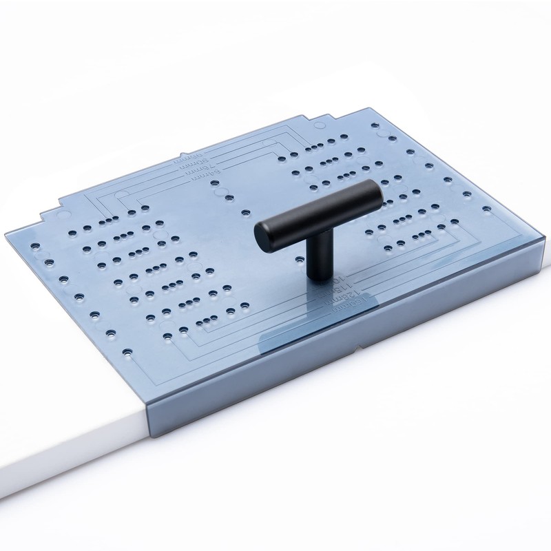 Ravinte Cabinet Handle Template Tool Drawer Knob Pull Drill Mounting