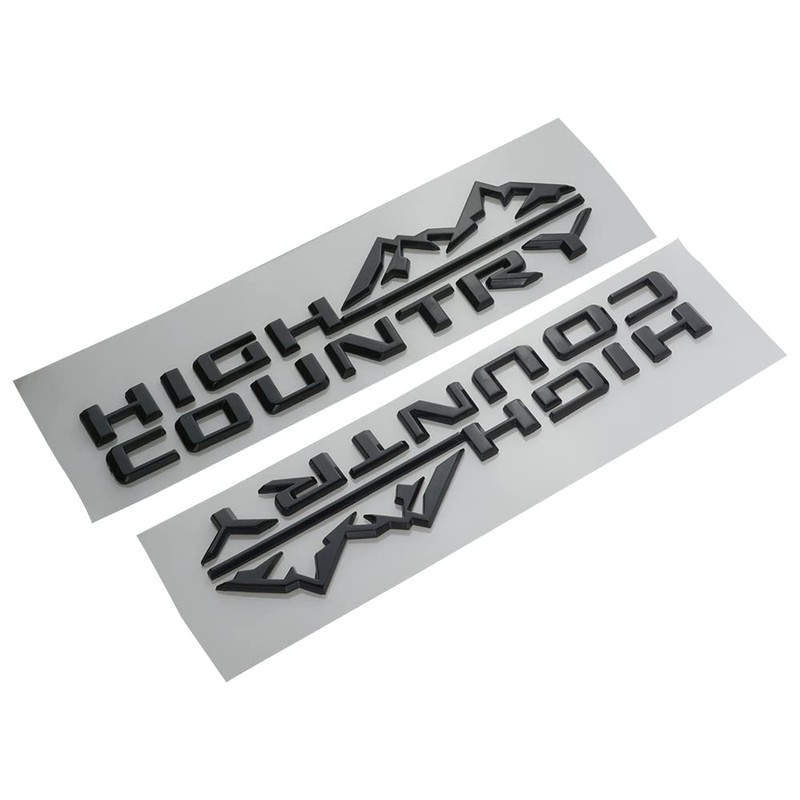 dgea 1x 2019-2021 Chevy Silverado High Country Nameplate Rear Emblem