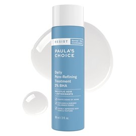Paula's Choice RESIST Tratamiento diario de refinación de poros 2% BHA con ácido salicílico e hialurónico, puntos negros y exfoliante de poros grandes, piel grasa, 3 onzas