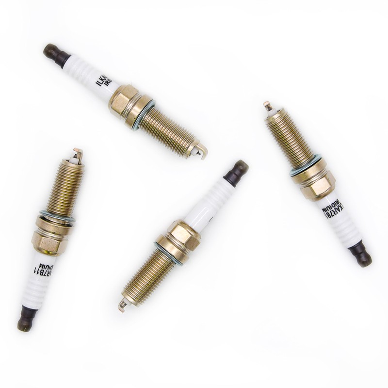 4Pcs Iridium Spark Plug 22401-ED815 Compatible with Nissan March Micra