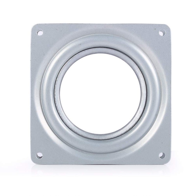 4"/95MM Square Rotating Swivel Plate Metal Lazy Susan Bearing Turntable