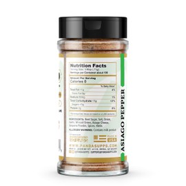 Underground Bio Labs | Prep By Jefe Premium Seasoning | Low Sugar/Sodium | MSG/Gluten Free | 7 Mouthwatering Flavors (5oz) (Asiago Pepper)