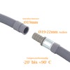 DL-pro 1 m Drain Hose Extension Diameter 19/19-22 mm Universal