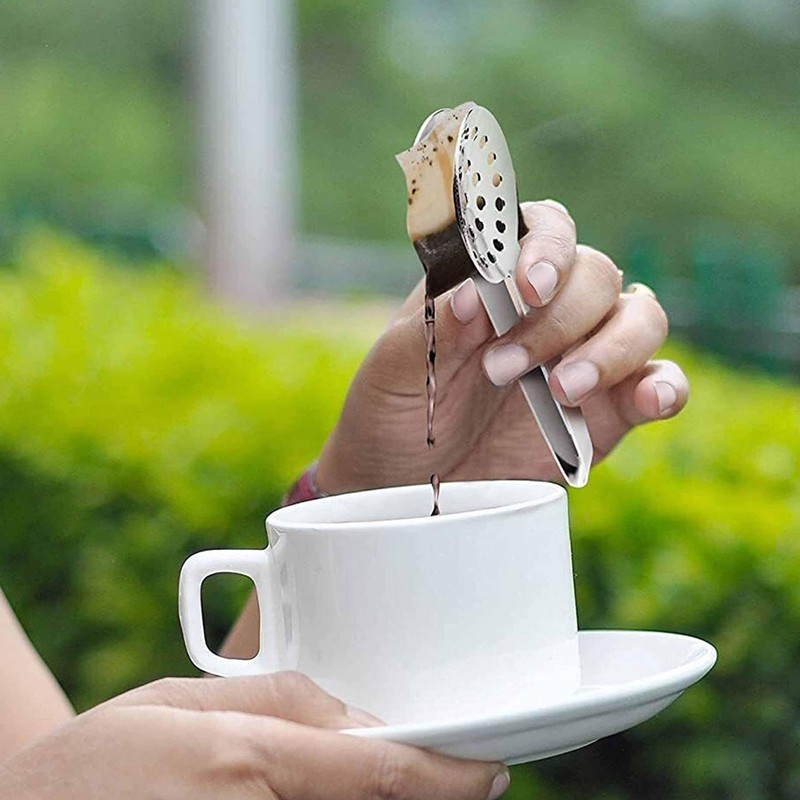 1 Pcs Tea Bag Squeezer Tongs | Stainless Steel Solid