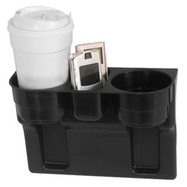 Custom Accessories Black Seat Wedge Cup Holder