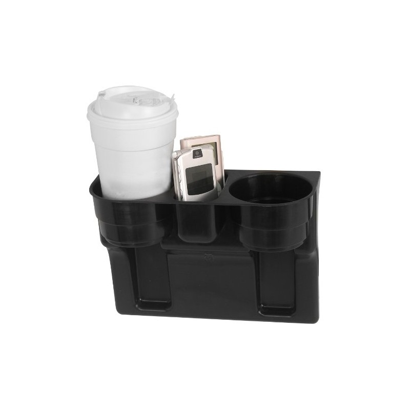 Custom Accessories Black Seat Wedge Cup Holder