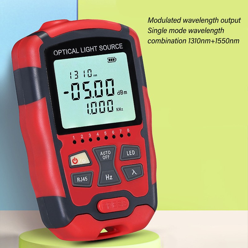 Optical Fiber Power Meter Single Mode Dual Wavelength 1310nm 1550nm